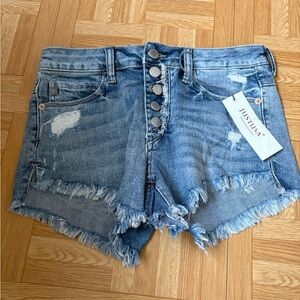 Just USA Distressed Blue Jean Shorts